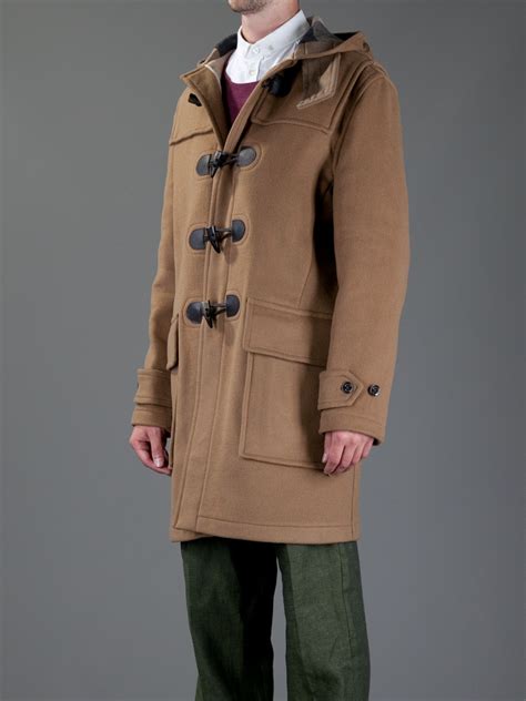 pea coat burberry uomo|Burberry men's duffle coat.